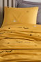 L'essentiel linge de maison Juego de piqué y funda de almohada Dide - Amarillo y negro